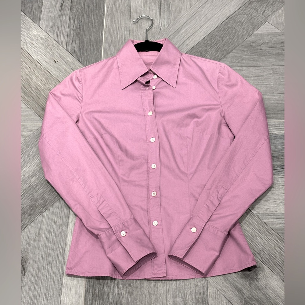 Hugo Boss Women’s Dress Shirt, Size 4, Pink